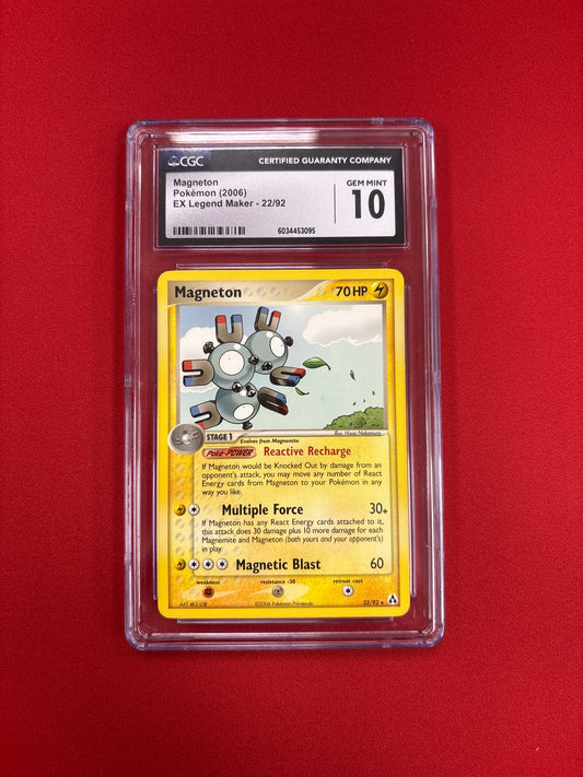 Pokemon Magneton 22/92 CGC 10