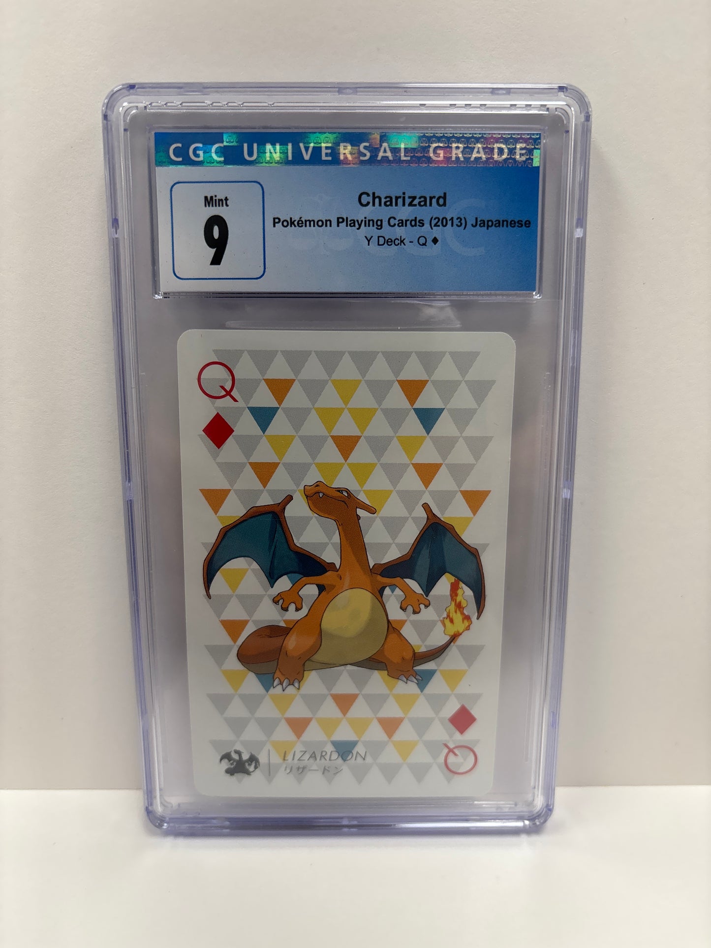 Pokemon Japanese Charizard Playing Card (2013) CGC 9