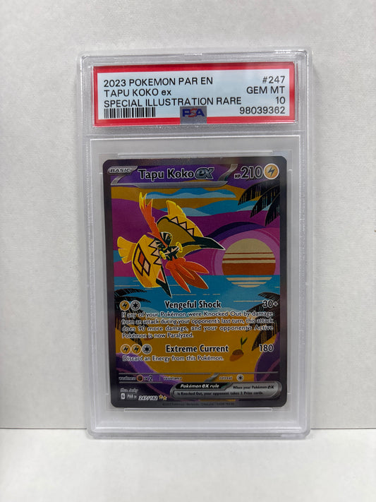 Pokemon Tapu Koko ex 247/182 PSA 10