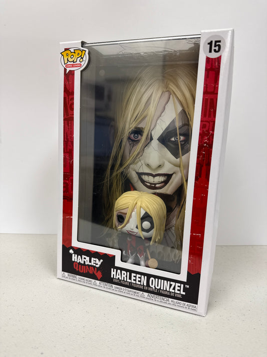 Funko Pop! Comic Covers Harley Quinn Harleen Quinzel 15 (Grade A)