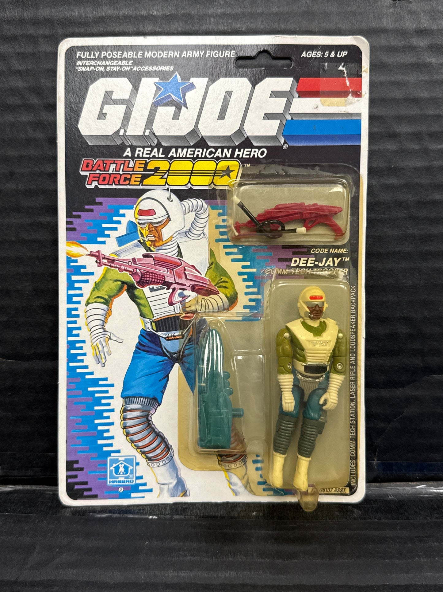 GI Joe Battle Force 2000 Dee-Jay 1989