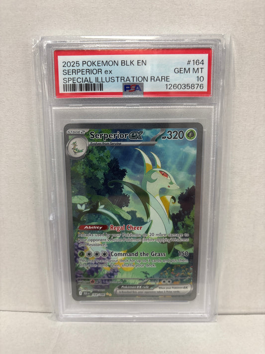 Pokemon Serperior ex 164/086 PSA 10