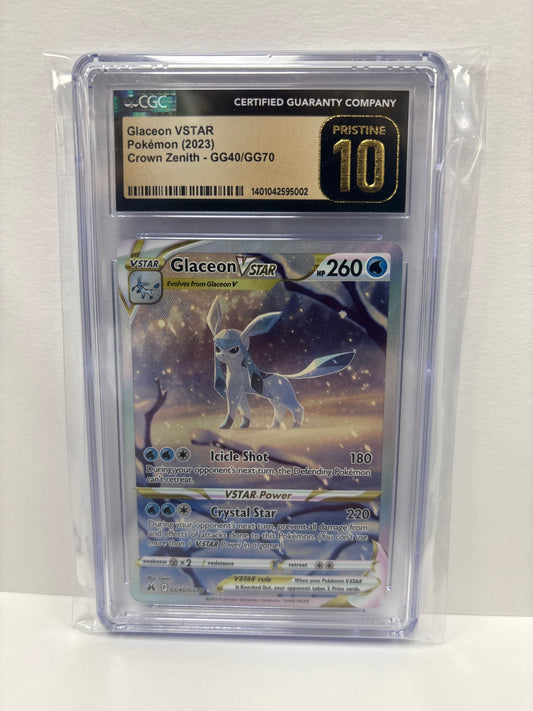 Pokemon Glaceon VSTAR GG40/GG70 CGC Pristine 10