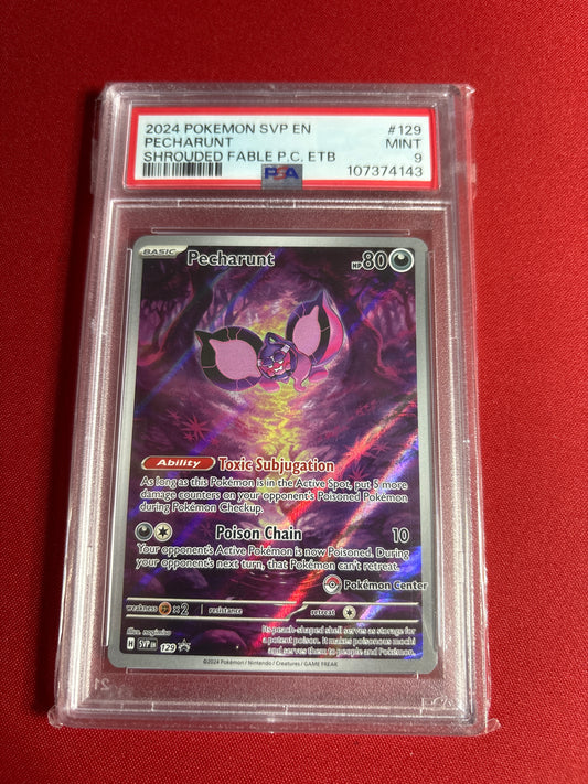 Pokemon Pecharunt 129 Pokemon Center PSA 9
