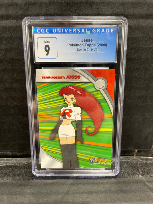 Pokémon Jesse HV2 Series 2 Topps CGC 9