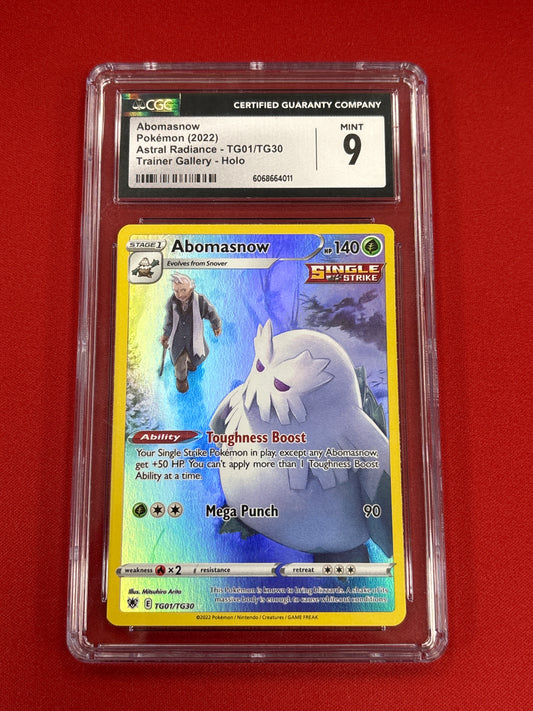 Pokemon Abomasnow TG01/TG30 CGC 9