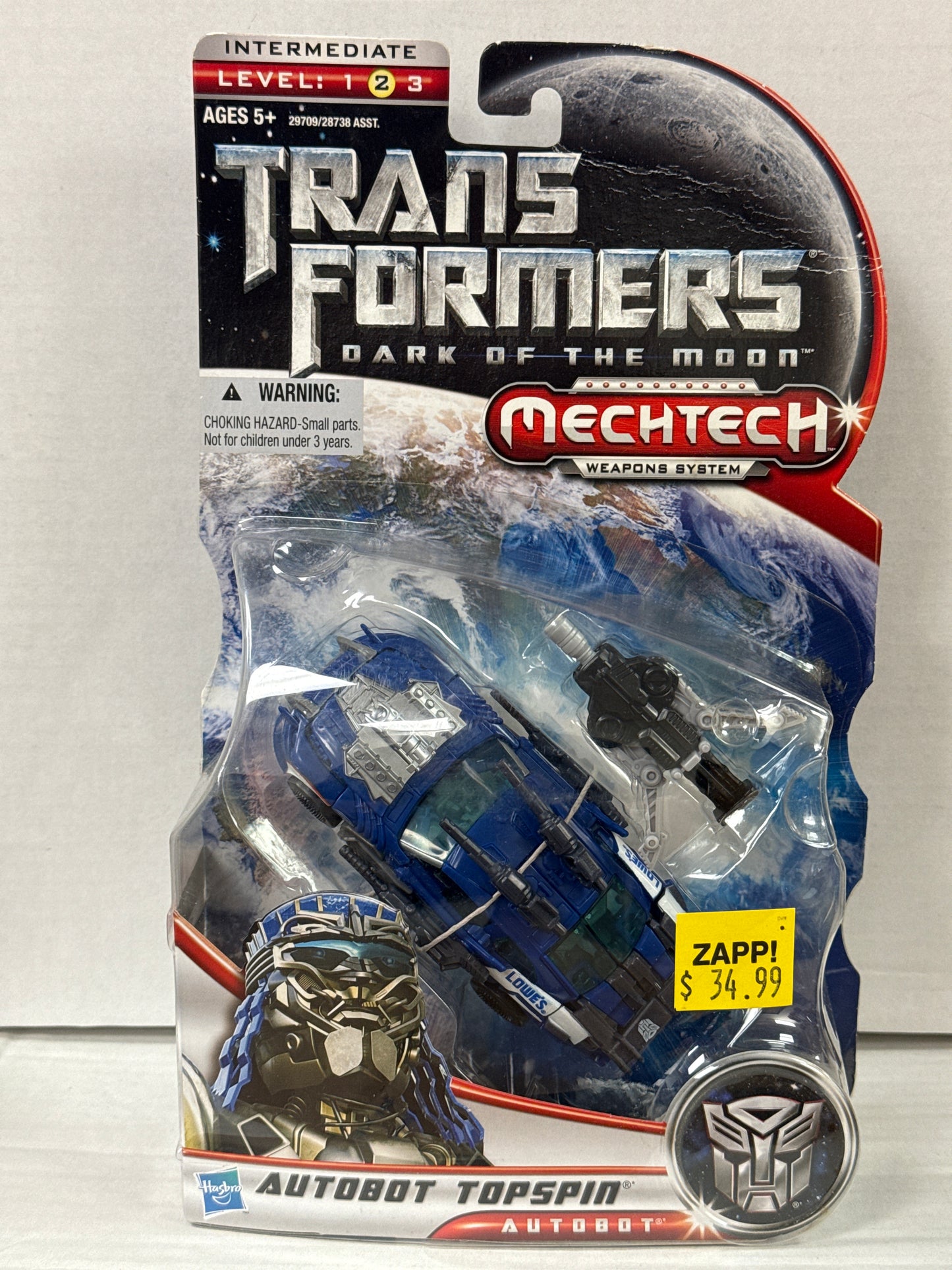 Transformers Dark of the Moon Mechtech Autobot Topspin
