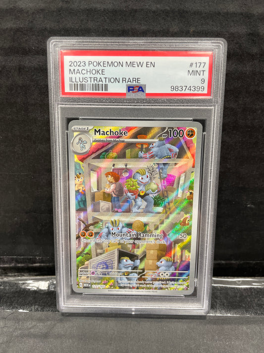 Pokémon Machoke 151 177/165 PSA 9