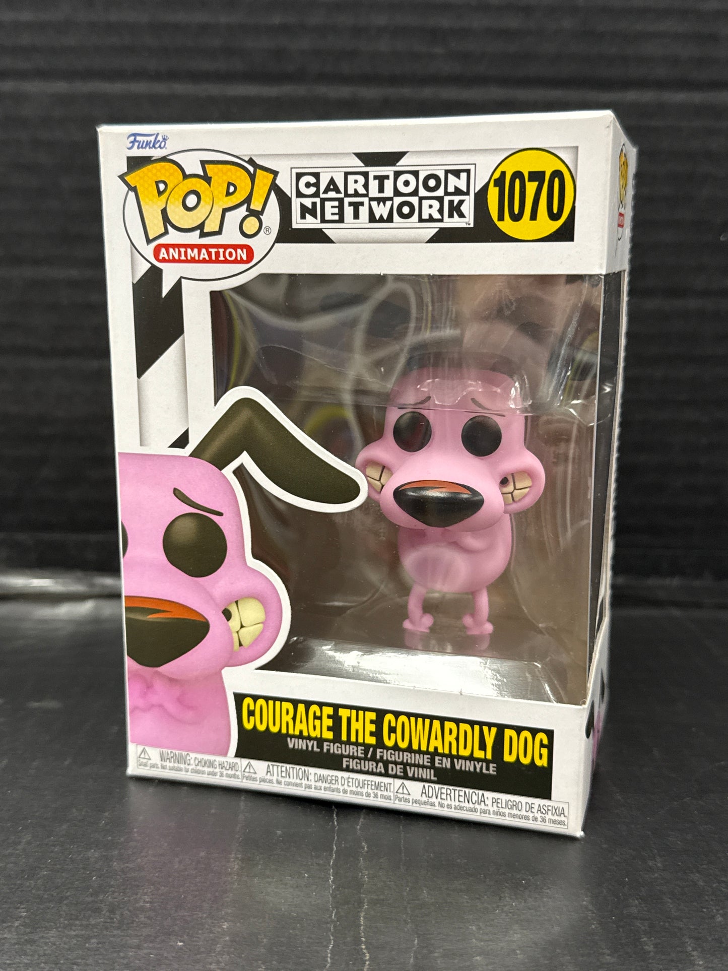 Funko Pop! Courage the Cowardly Dog 1070 (Grade A-)