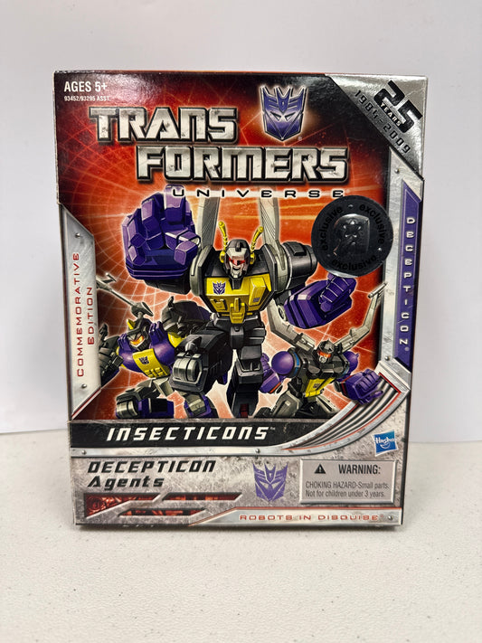 Transformers Universe Commemorative Edition Insecticons 25 Years 2009