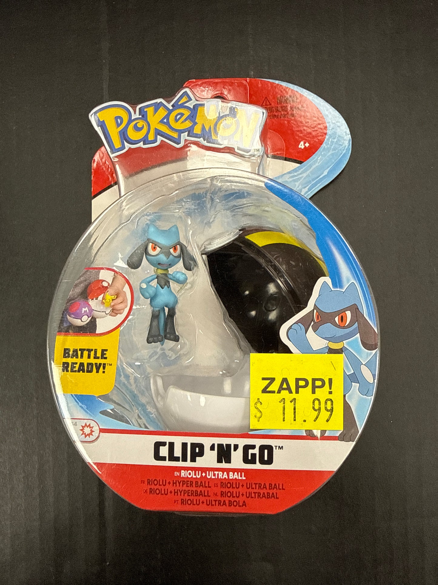 Pokémon Clip ‘N’ Go Rioulu + Ultra Ball