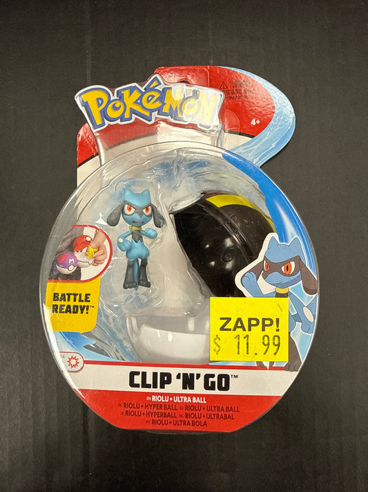 Pokémon Clip ‘N’ Go Rioulu + Ultra Ball