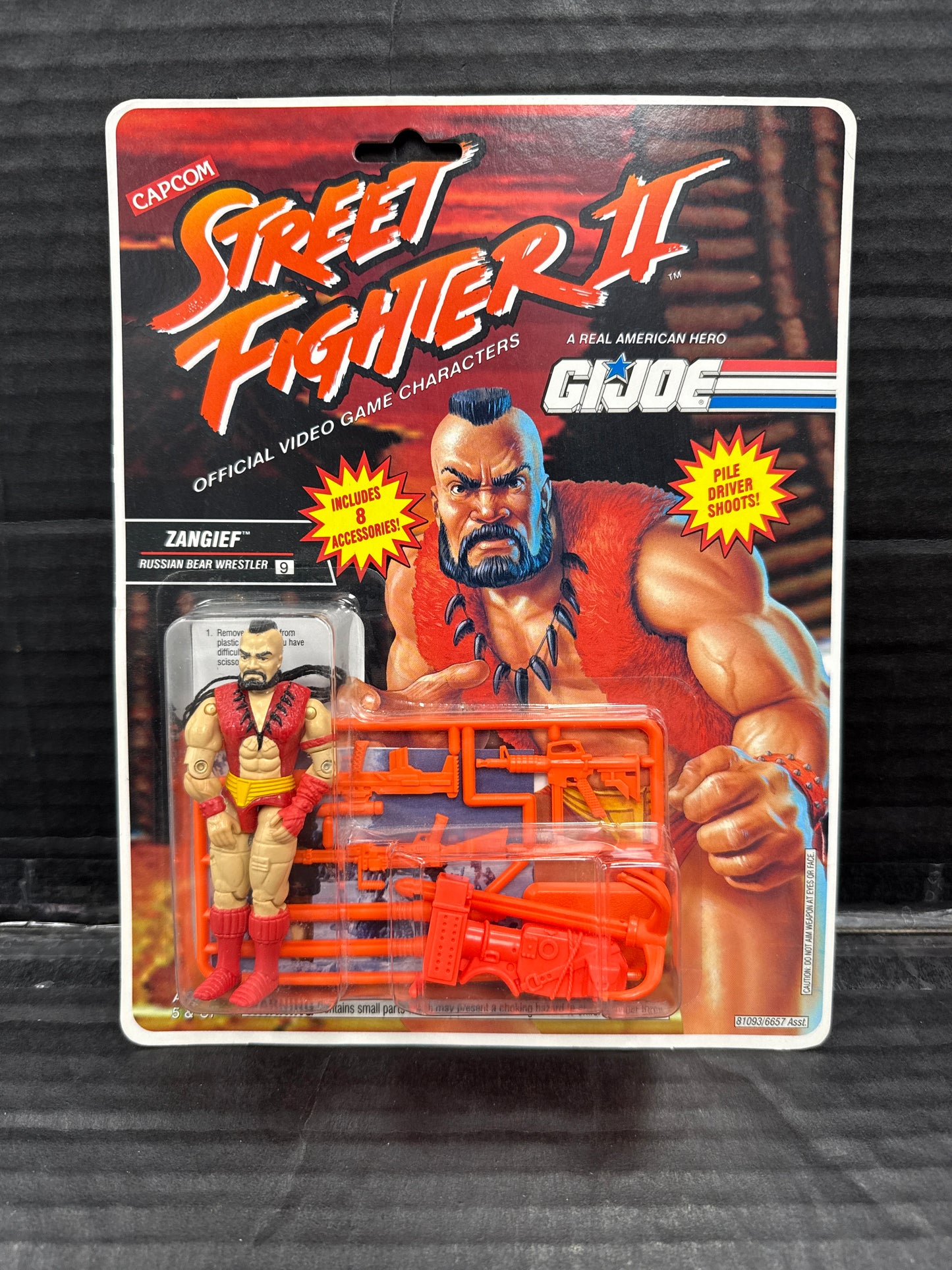 GI Joe Street Fighter II Zangief Hasbro 1993