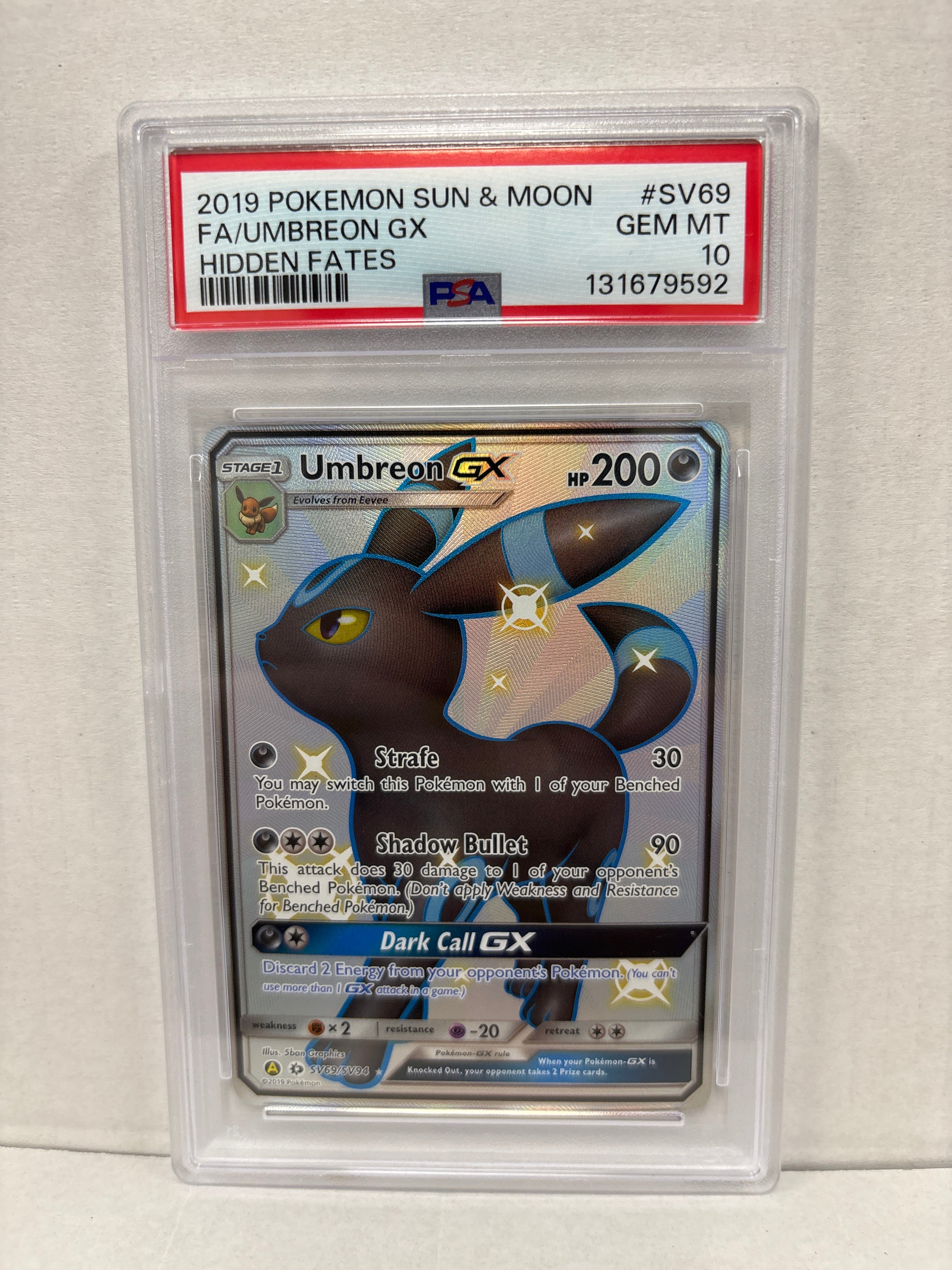 Pokemon Umbreon GX SV69/SV94 PSA 10 – Zapp! Comics