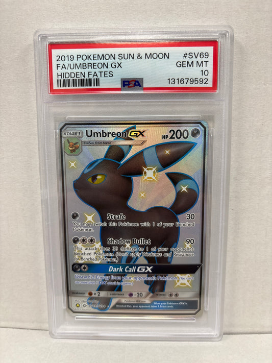 Pokemon Umbreon GX SV69/SV94 PSA 10