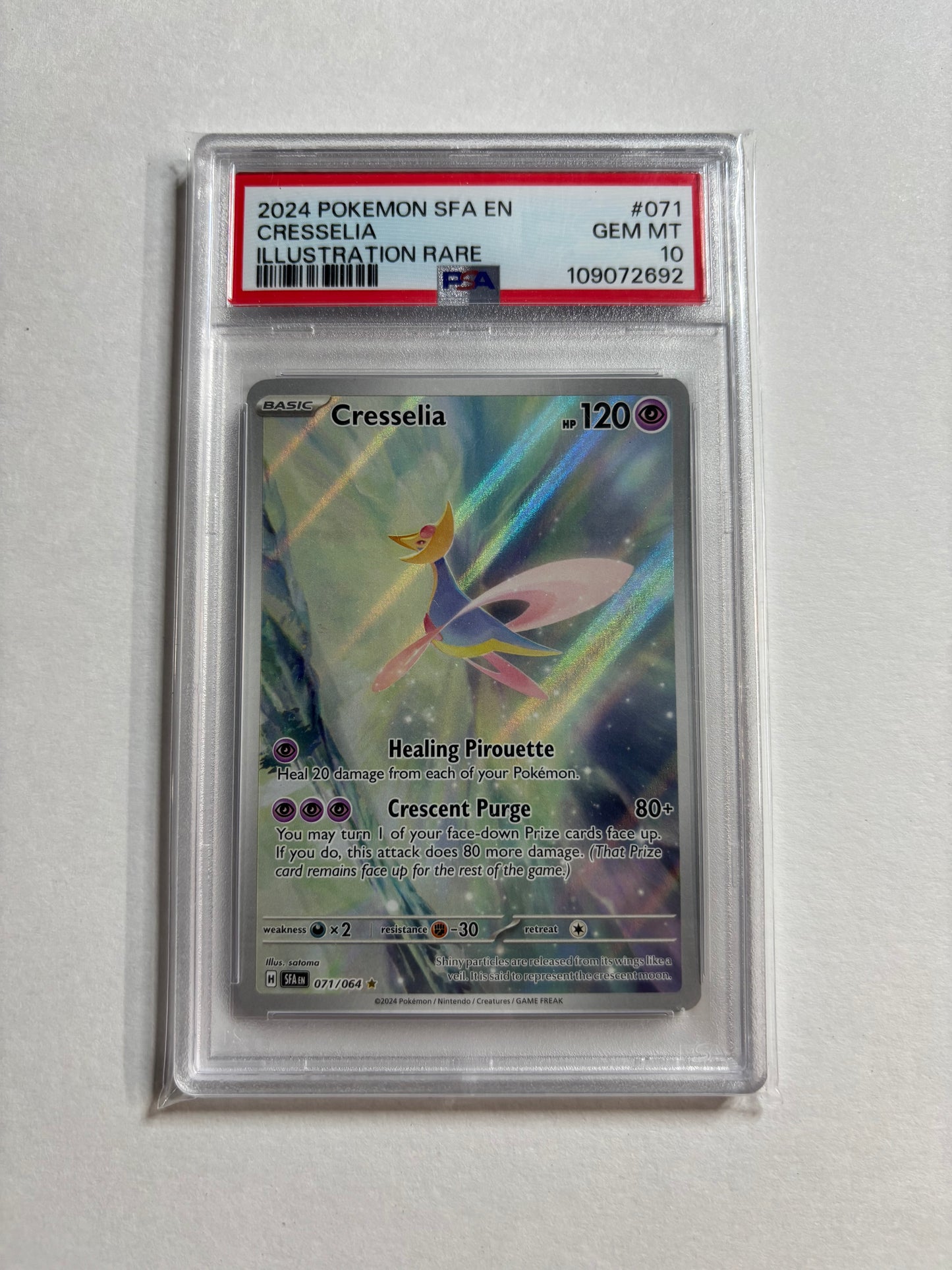 Pokemon Cresselia 071/064 PSA 10
