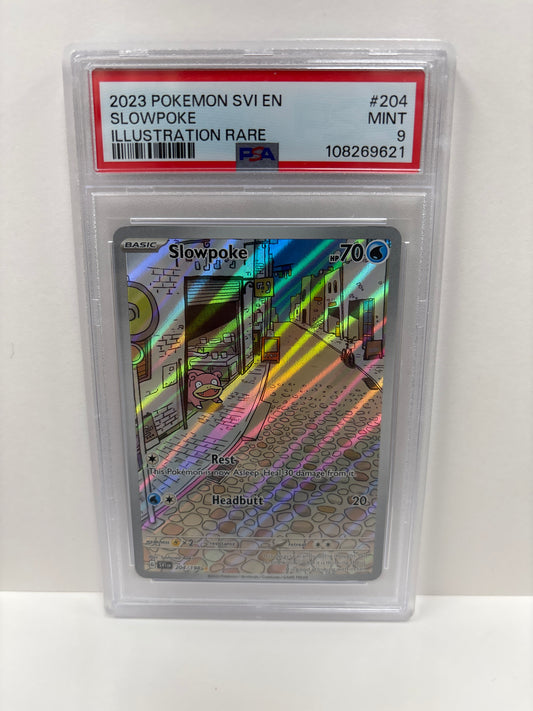 Pokemon Slowpoke 204/198 PSA 9