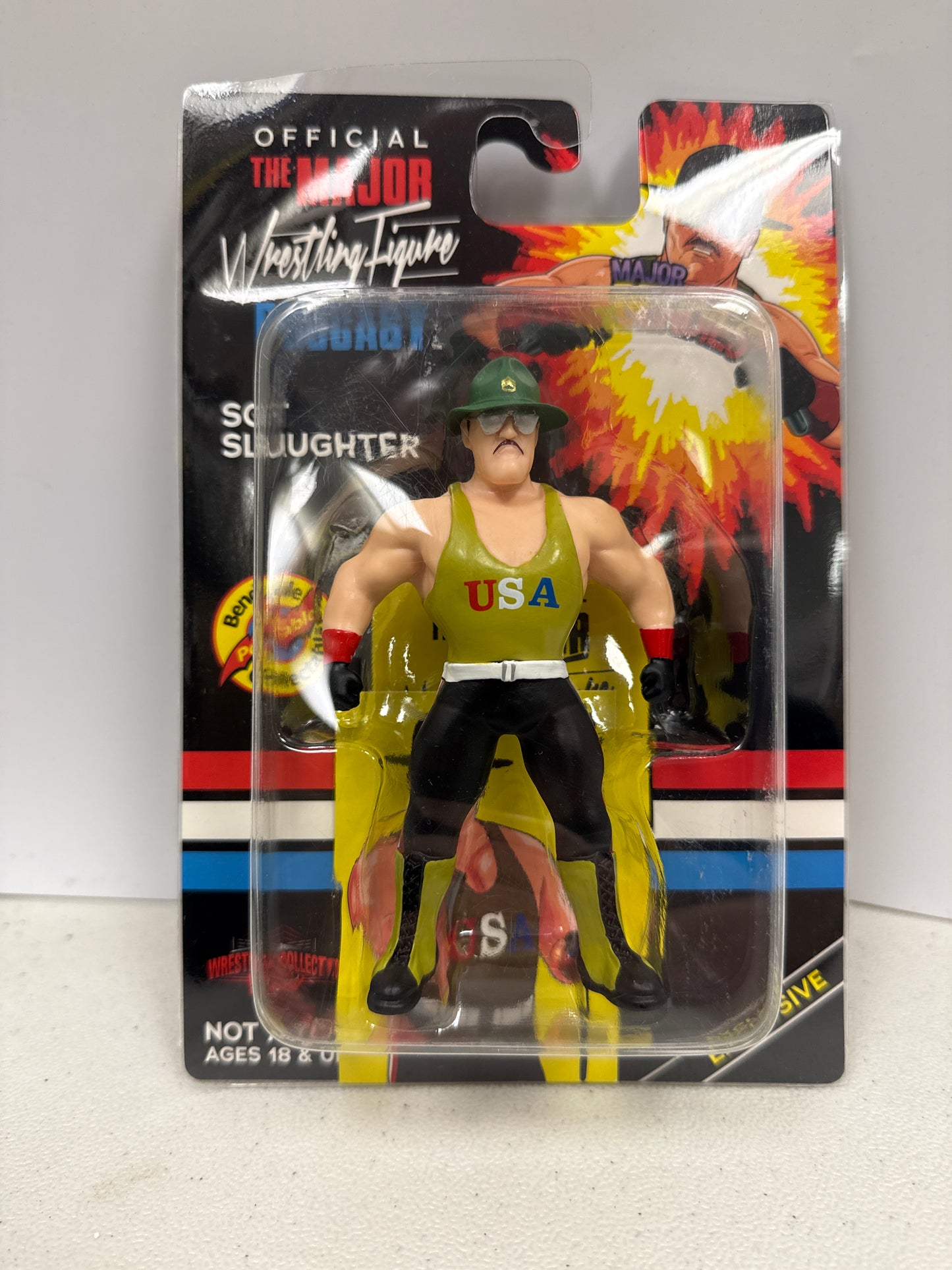 Major Wrestling Figure Podcast Major Bendies Sgt Slaughter Exclusive