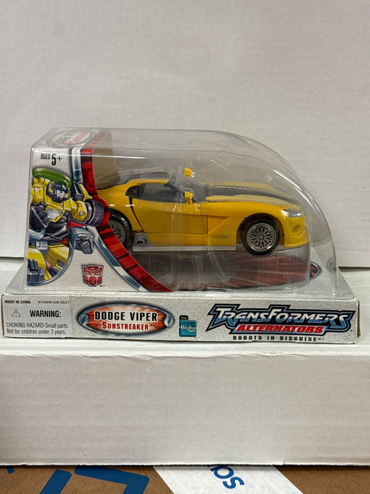 Transformers Alternators Dodge Viper Sunstreaker