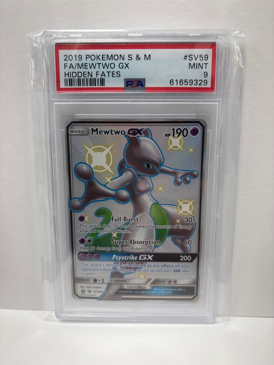 Pokemon Mewtwo GX SV59/SV94 PSA 9