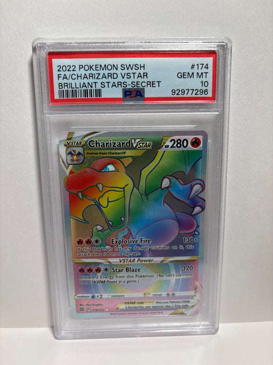 Pokemon Charizard VSTAR 174/172 PSA 10