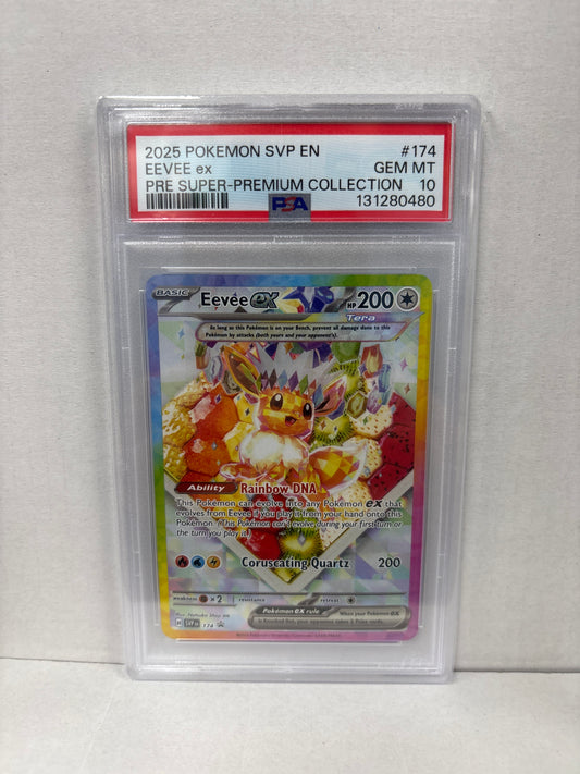 Pokemon Eevee ex 174 PSA 10