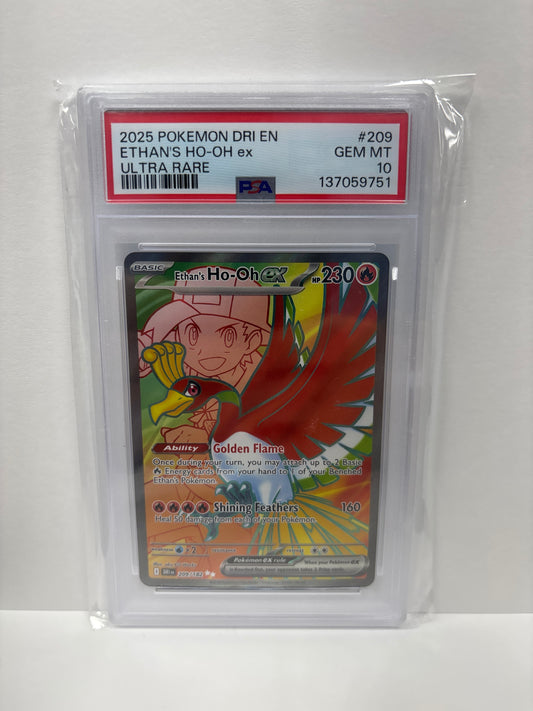 Pokemon Ethan’s Ho-Oh ex 209/182 PSA 10