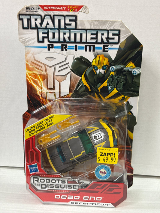 Transformers Prime Robots in Disguise Autobot Shadow Strike Bumblebee (Error Card/Wrong Name)