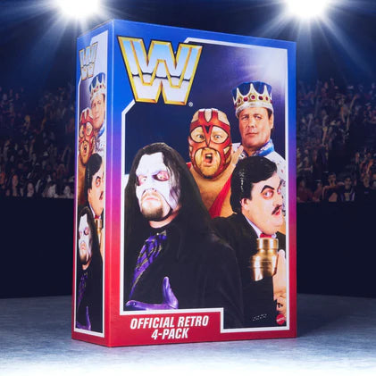 Mattel WWE Official Retro 4-Pack