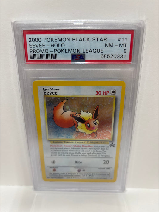 Pokemon Eevee #11 PROMO (2000) PSA 8