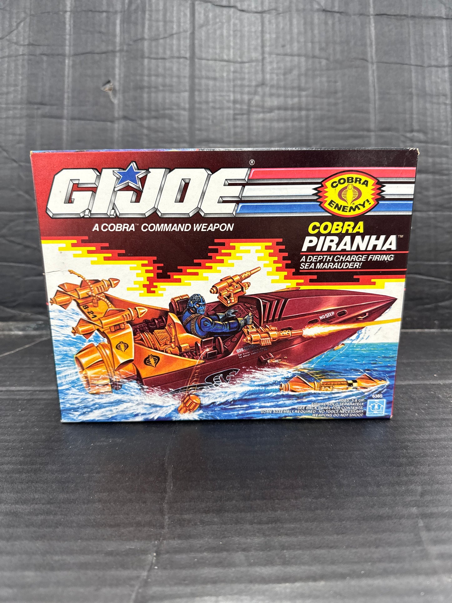 GI Joe Cobra Piranha 1989 Vintage New In Box