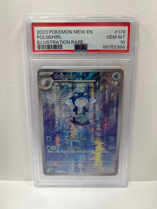 Pokemon Poliwhirl 176/165 PSA 10