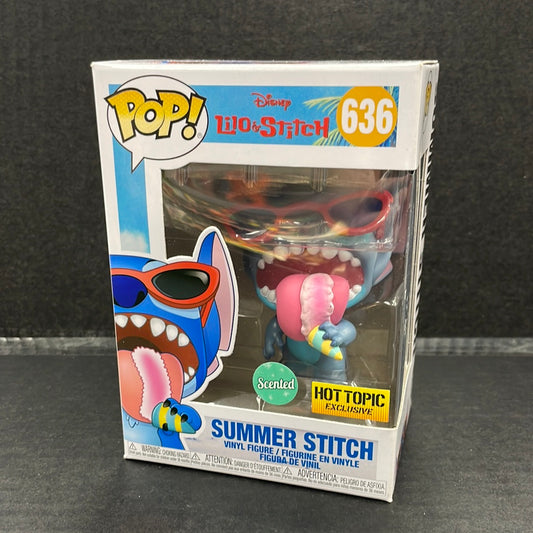 Funko Pop! Lilo & Stitch Summer Stitch 636 Hot Topic Exclusive (Grade A-)
