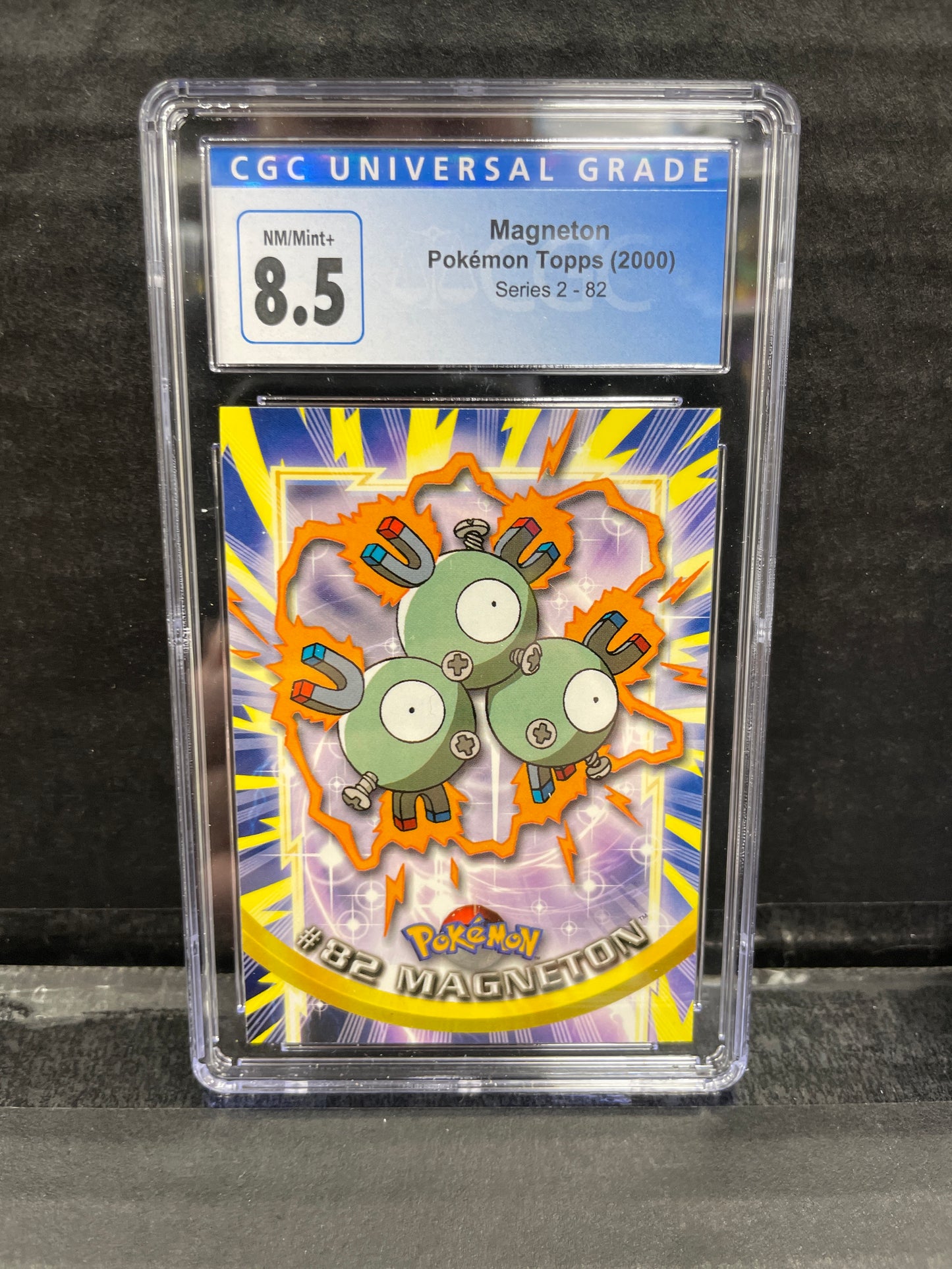 Pokémon Magneton 82 Topps Series 2 CGC 8.5