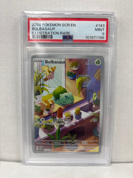 Pokemon Bulbasaur 143/142 PSA 9