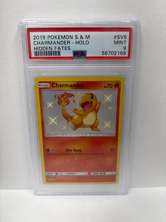 Pokemon Charmander SV6/SV94 PSA 9 (Scratches on Slab)