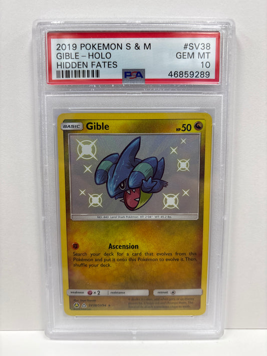 Pokemon Gible SV38/SV94 PSA 10