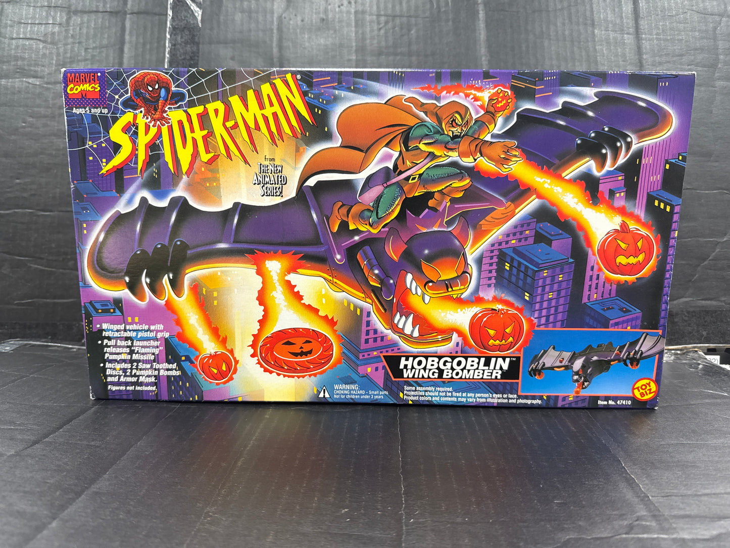 Spider-Man The Animated Series Vintage Hobgoblin Wing Bomber NEW SEALED 1994