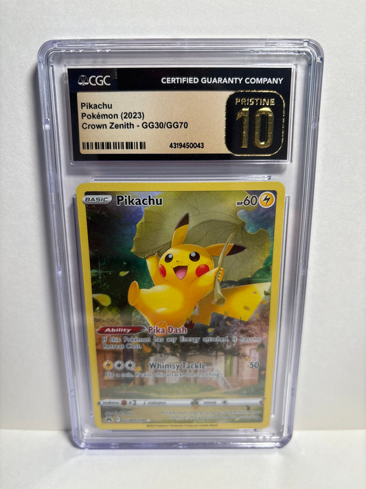 Pokemon Pikachu GG30/GG70 CGC Pristine 10