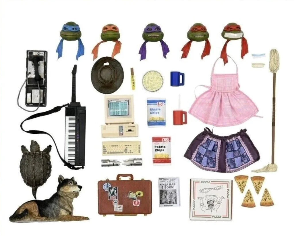 Neca TMNT II Accessory Set (Open Box/Complete)