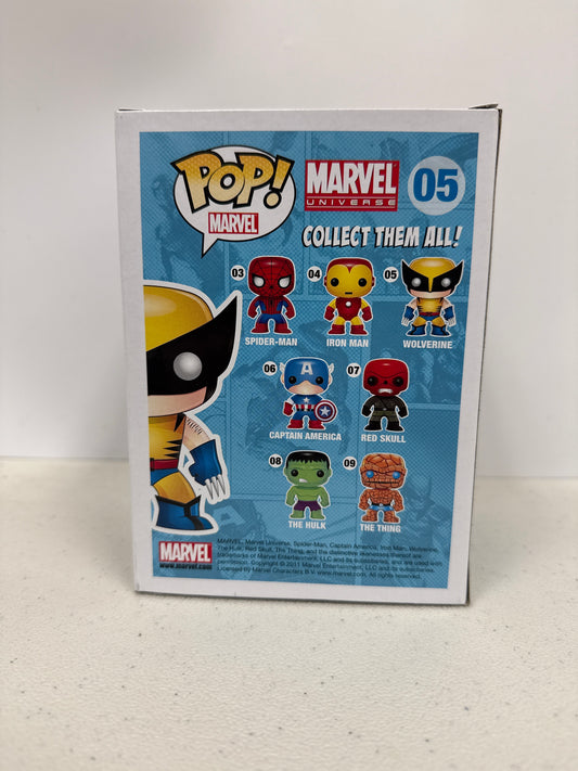 Funko Pop! Wolverine 05 Zapp Comics Exclusive (Brown Suit) (Grade B+)
