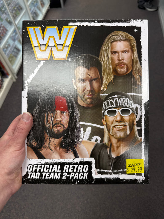 Mattel WWE Official Retro Tag Team Pack NWO (Box Opened/Figures Still On Card)