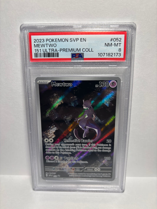 Pokemon Mewtwo 052 PSA 8