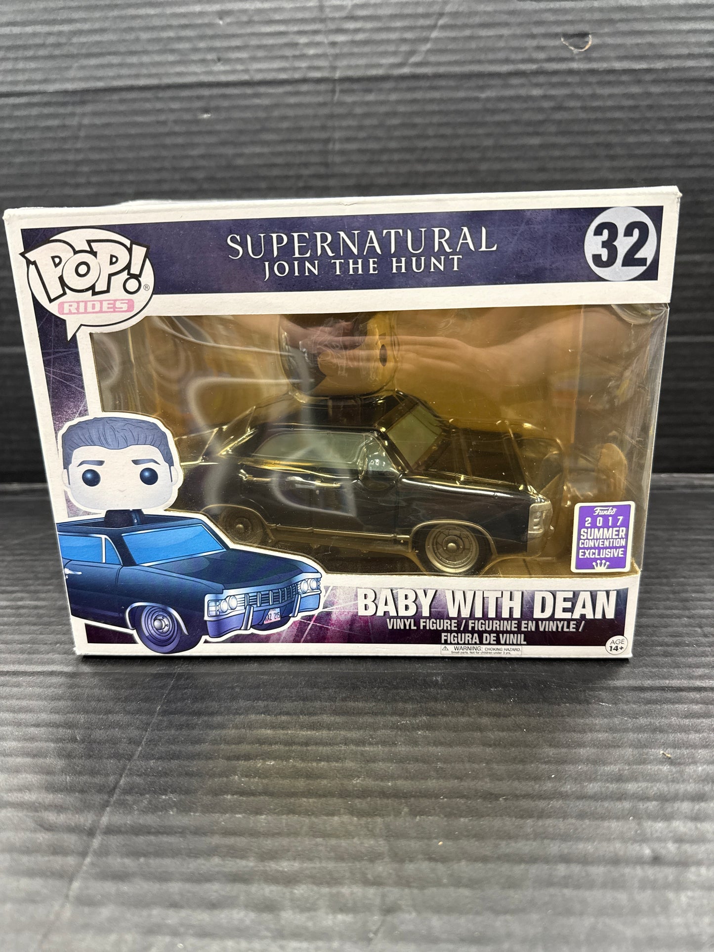 Funko Pop! Supernatural Baby with Dean 32 2017 Summer Convention Exclusive (Grade D)