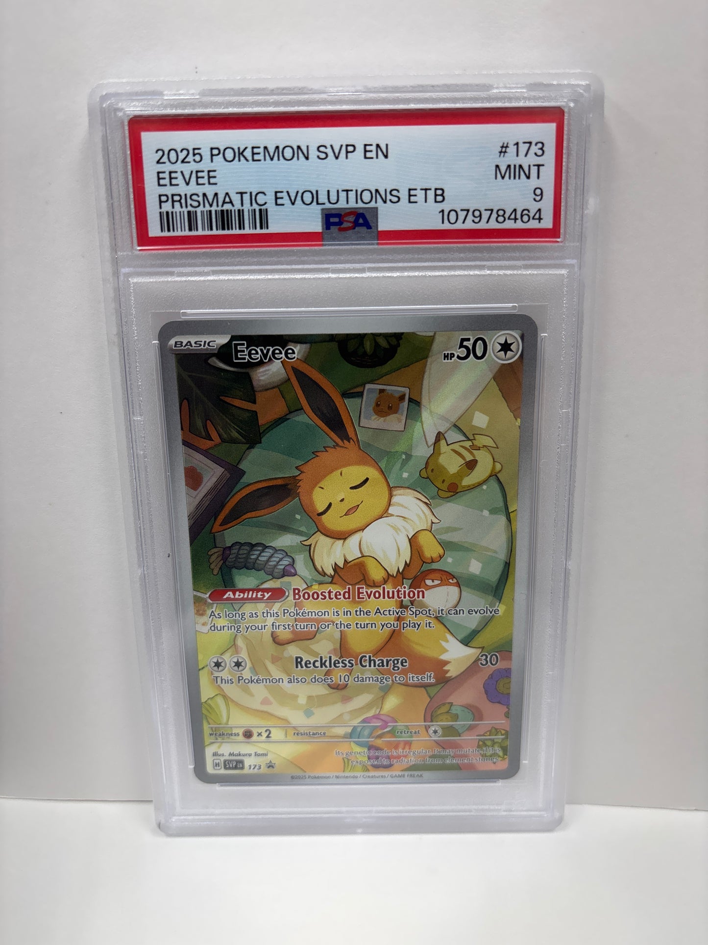 Pokemon Eevee 173 PSA 9