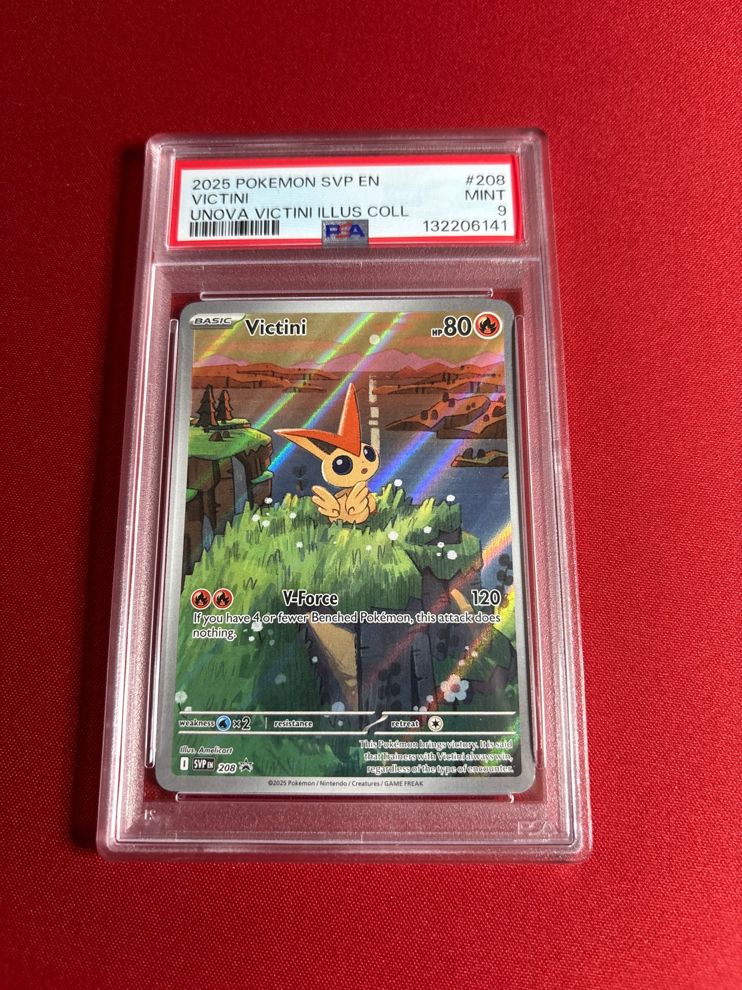 Pokemon Victini 208 PSA 9