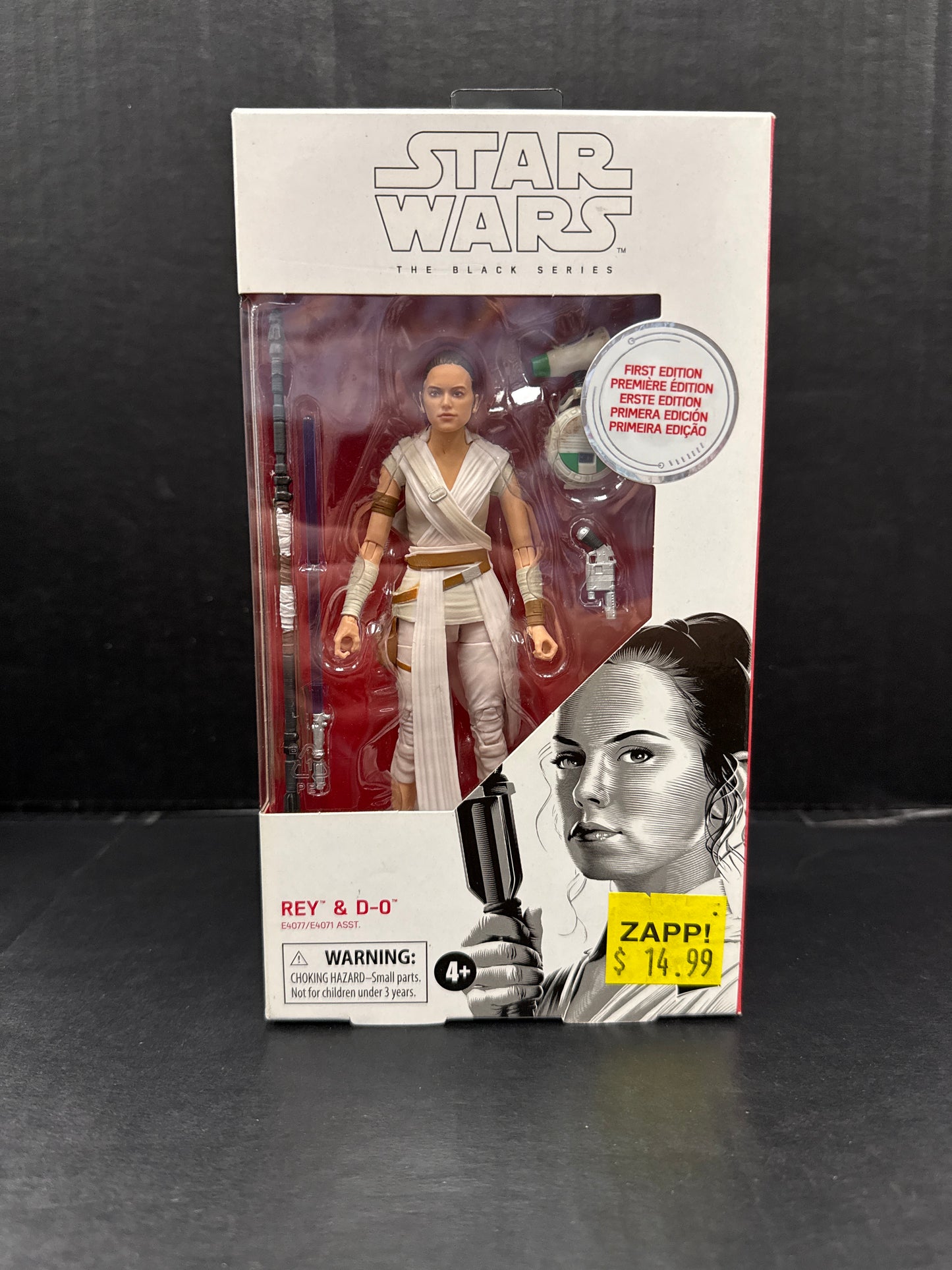 Star Wars Black Series 6 inch Rey & D-0 (First Edition)