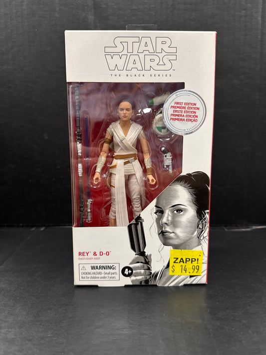 Star Wars Black Series 6 inch Rey & D-0 (First Edition)