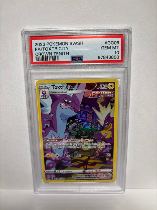 Pokemon Toxtricity GG09/GG70 PSA 10