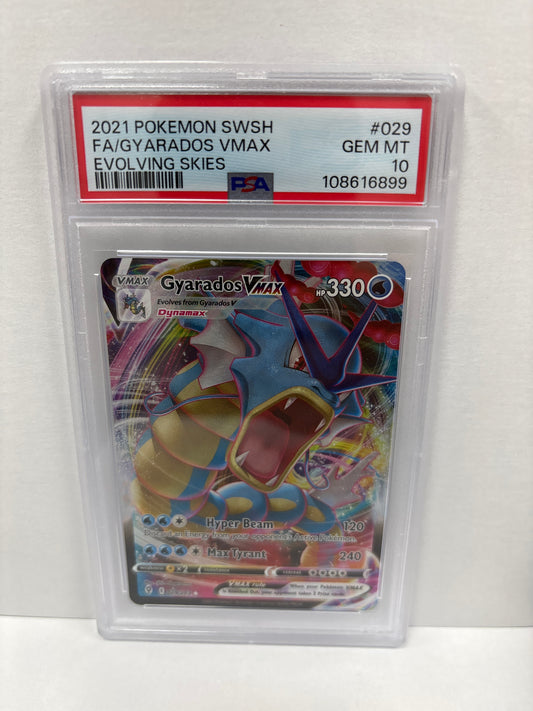 Pokemon Gyarados VMAX 029/203 PSA 10